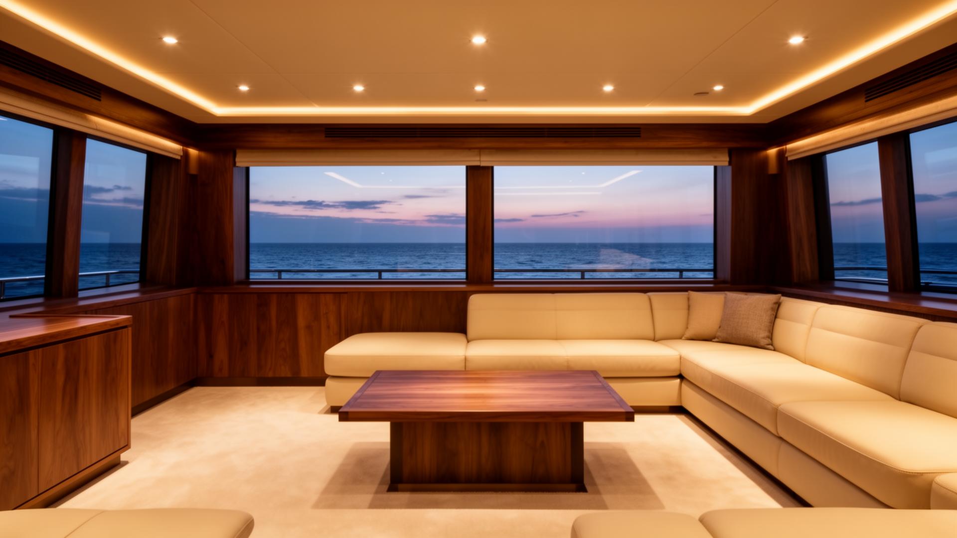 Yacht interior